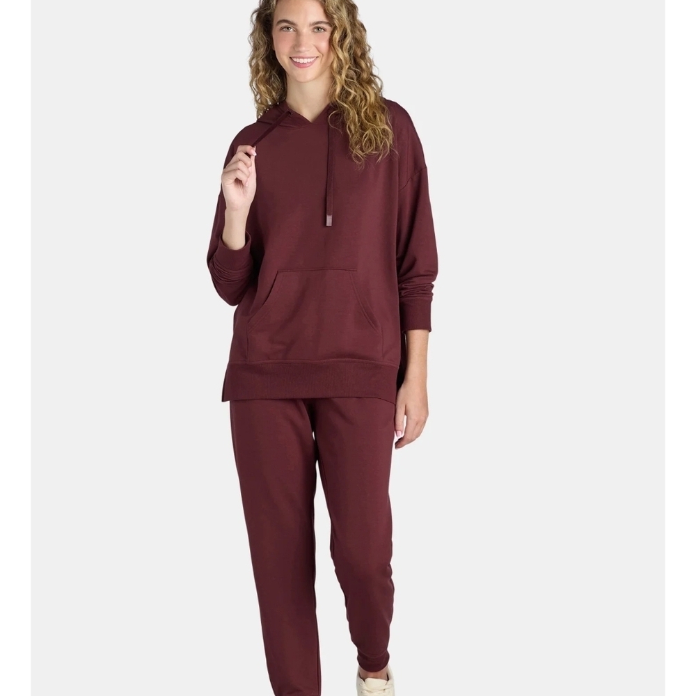 BRAND NEW Burgandy Hoodie and Joggers Set